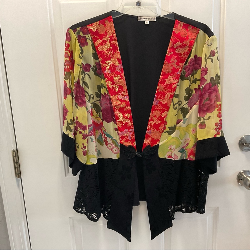 Spencer Alexis Kimono Jacket Size 2X